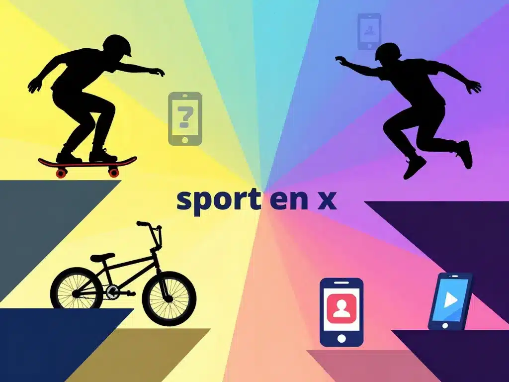 illustration sport en x usages multiples