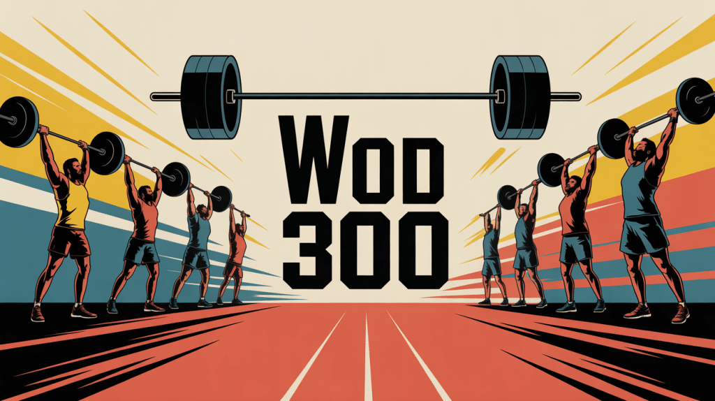 illustration wod 300 crossfit exercices principaux