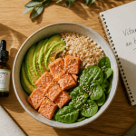 a quel moment de la journee prendre la vitamine d saumon avocat