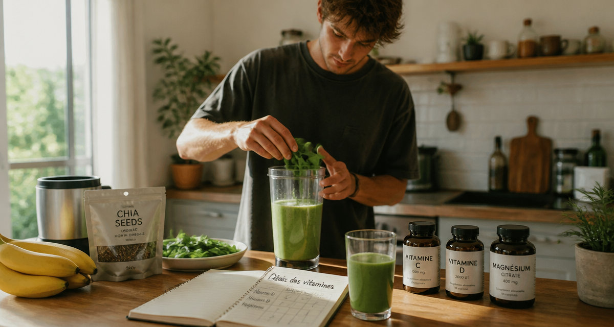 au bout de combien de temps les vitamines font effet smoothie compléments
