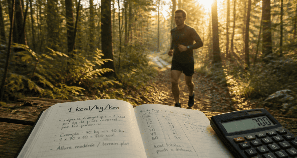 calories course a pieds calcul carnet coureur montre