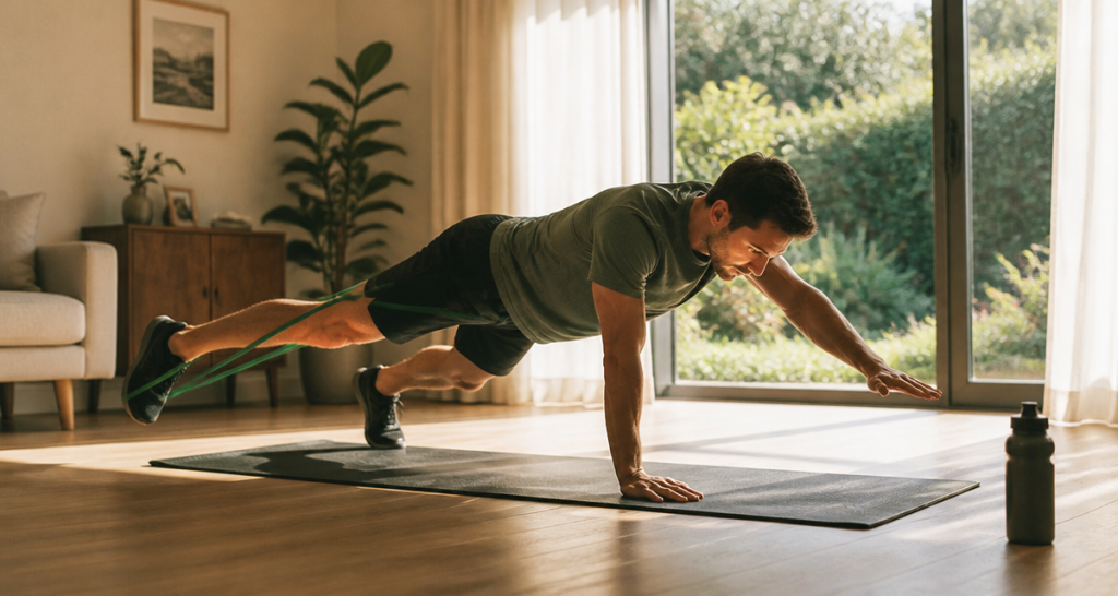 Renforcement musculaire course a pied gainage salon