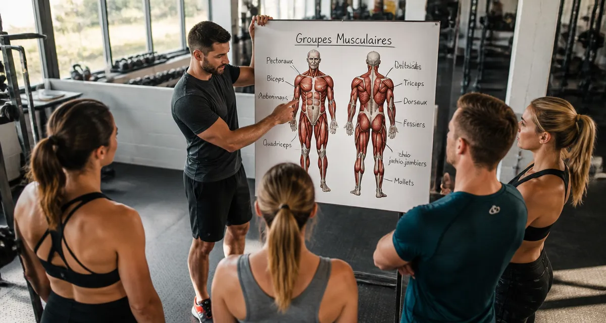 muscle du corps sport coach groupe