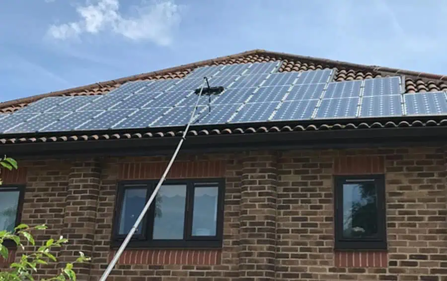 sharper clean solar panel cleaning