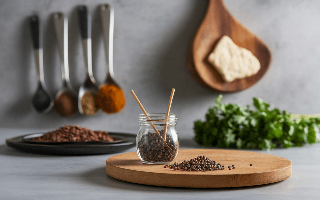 balance et pistils de safran pour épices à paella