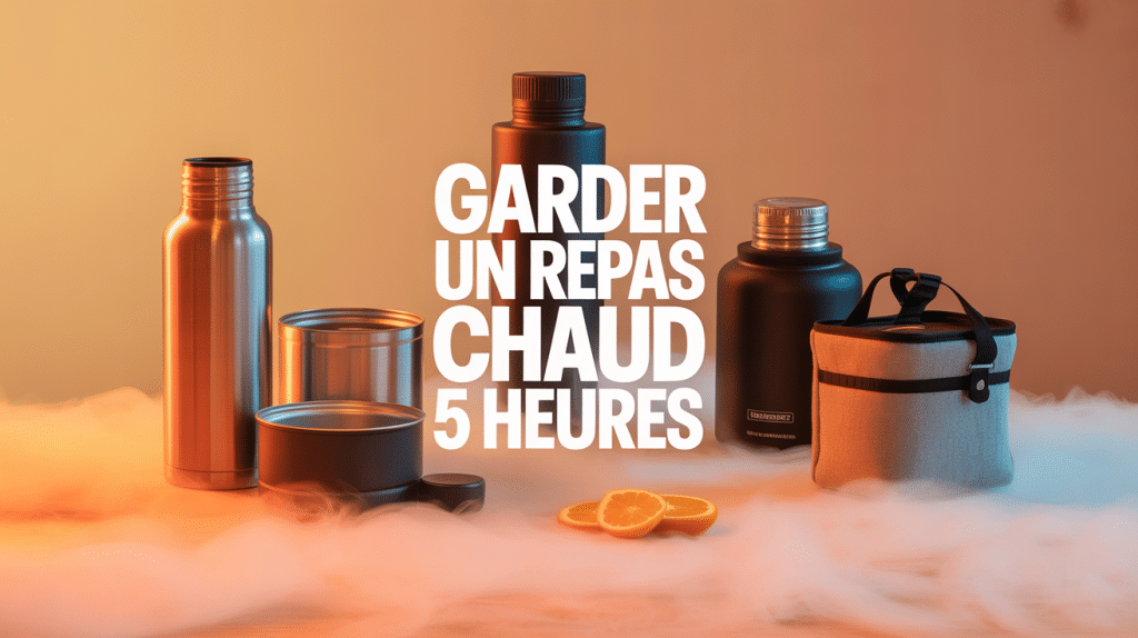 Conserver repas chaud 5h différents contenants