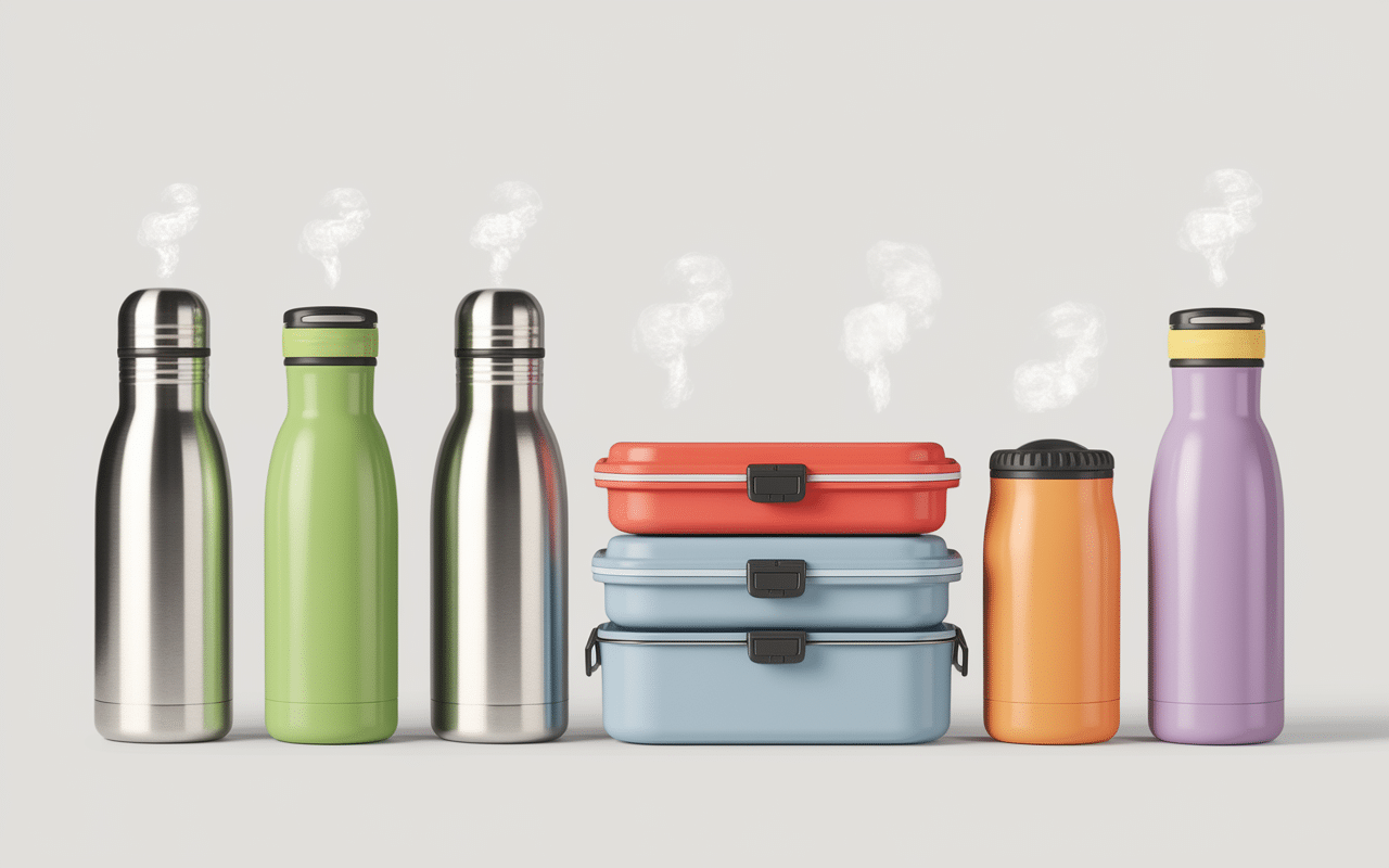 Garder repas chaud 5h boîtes et thermos