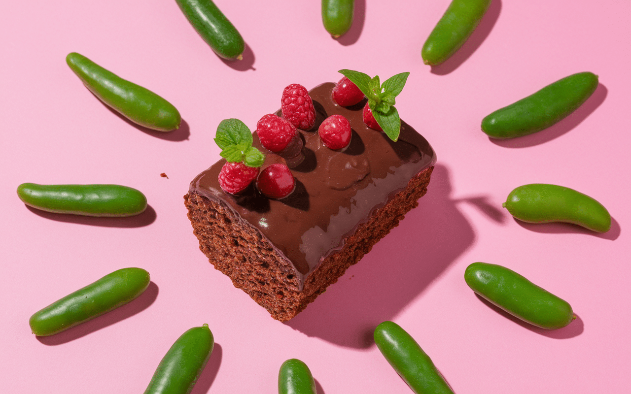 tranche gateau chocolat pois chiche fusion nutrition