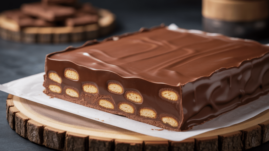 gâteau chocolat sans cuisson 3 ingrédients texture fondante