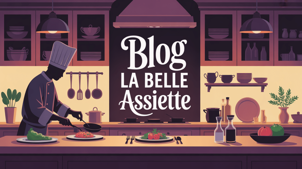 la belle assiette blog illustration cuisine moderne chef