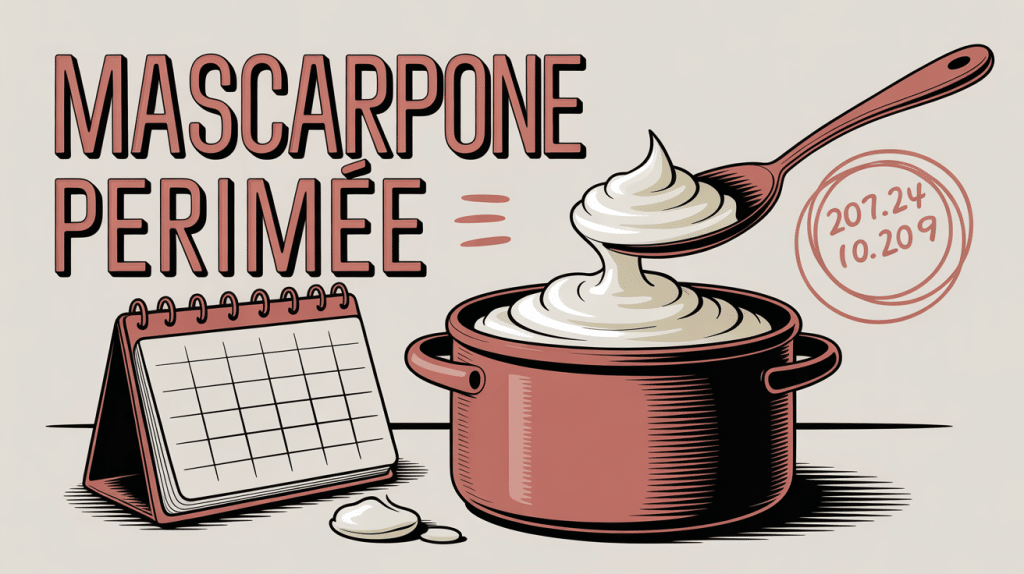 Mascarpone perimee pot ouvert date limite