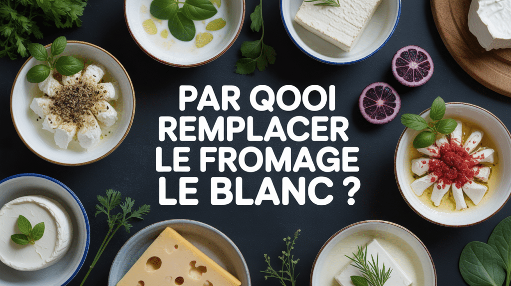 par quoi remplacer le fromage blanc alternatives visuelles sur table