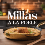 recette millas à la poêle dans poêle antiadhésive dorée