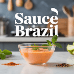 Bol de sauce Brazil recette avec ingrédients autour