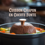 temps de cuisson chapon en cocotte en fonte plat doré vapeur
