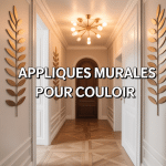 Couloir moderne avec appliques murales pour couloir design