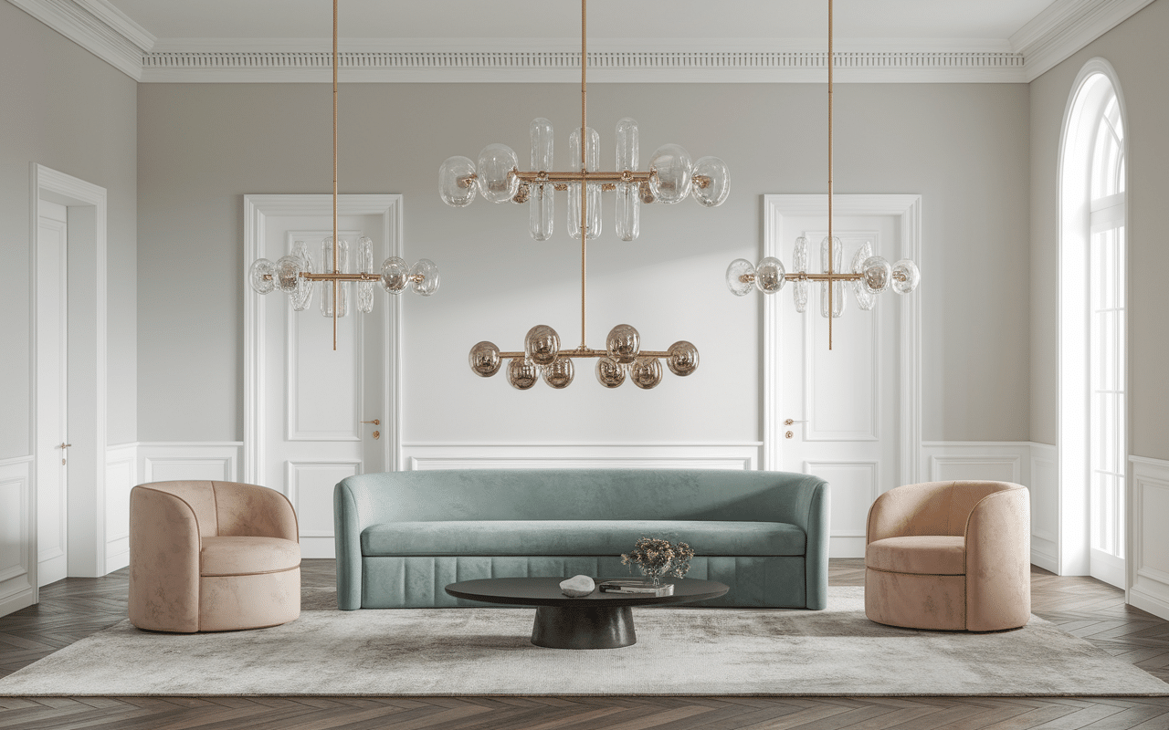 lustre cristal moderne comparatif tailles finitions