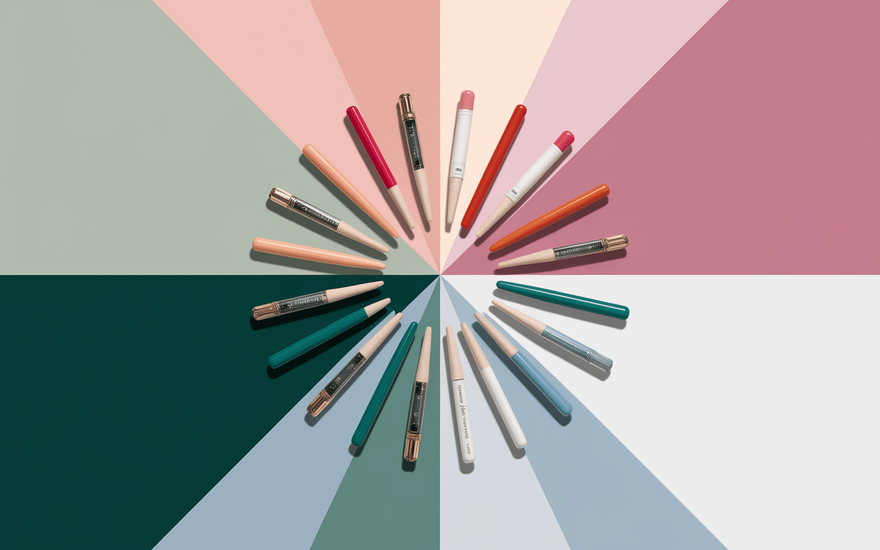 Palette couleurs vert et rose pour chambre harmonieuse