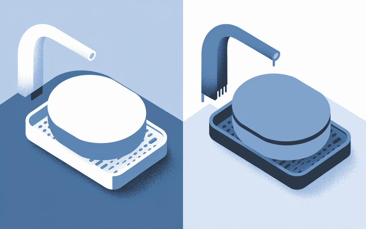 salle de bain porte savon support drainant propre