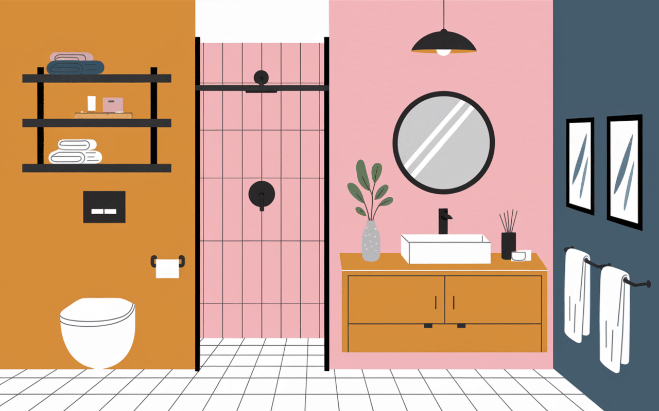 WC suspendu optimisation taille toilette m2