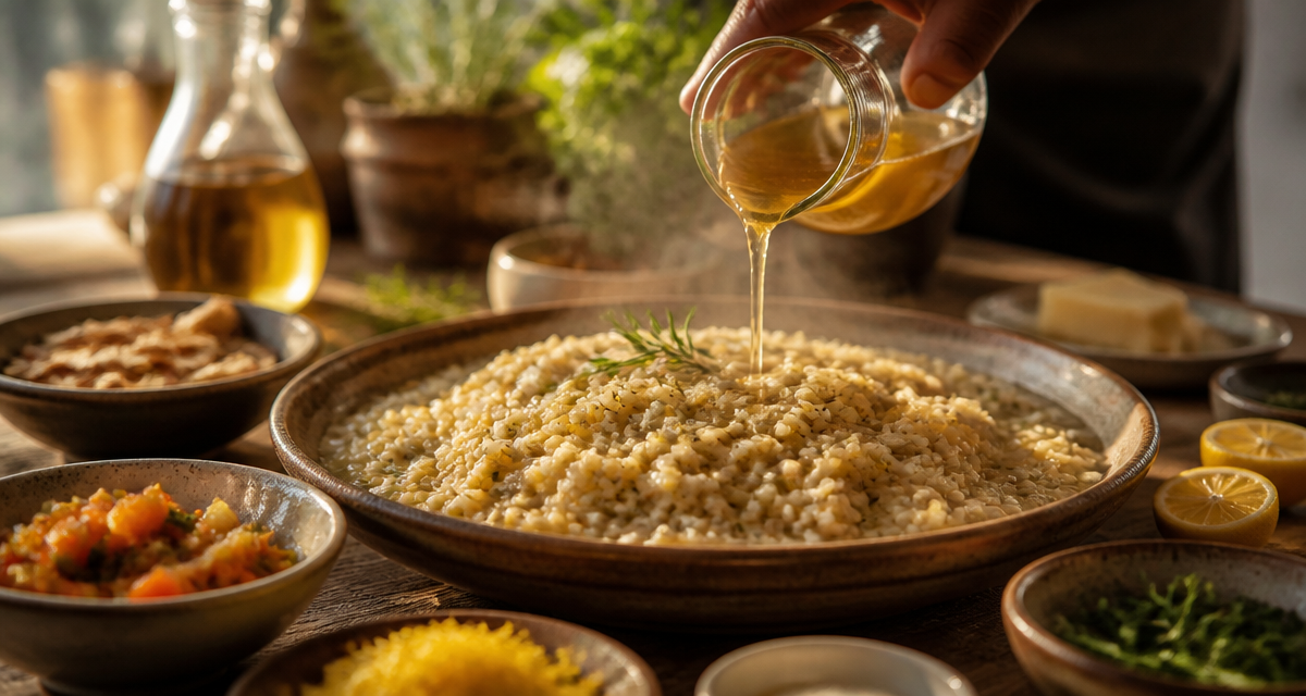 riz en accompagnement recettes crémeux aux herbes