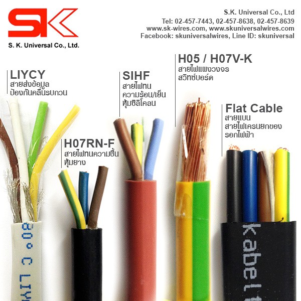 สายคอนโทรล โรงงาน