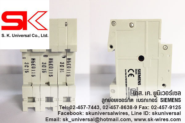 เซอร์กิตเบรกเกอร์ ซีเมนต์ 3P 1-63A