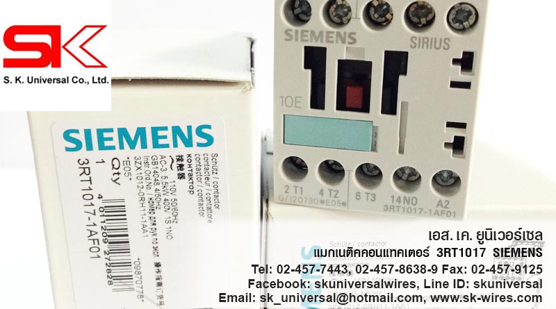 Magnetic Contactors 3RT1017