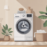 lave linge top silencieux design intérieur paisible