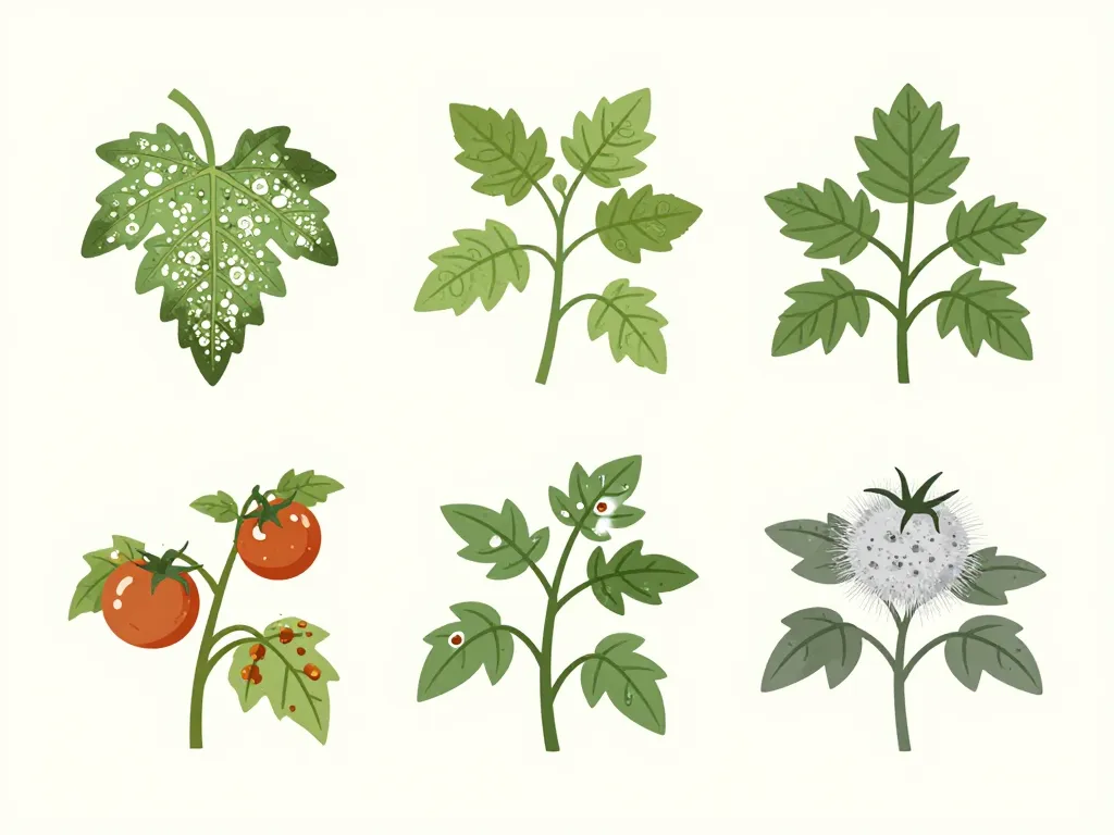 maladies de la tomate photos dégâts mildiou alternariose oïdium