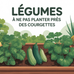 illustration expliquée sur quel légume ne pas planter à côté des courgettes