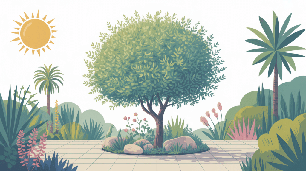 sophora pleureur port retombant jardin contemporain