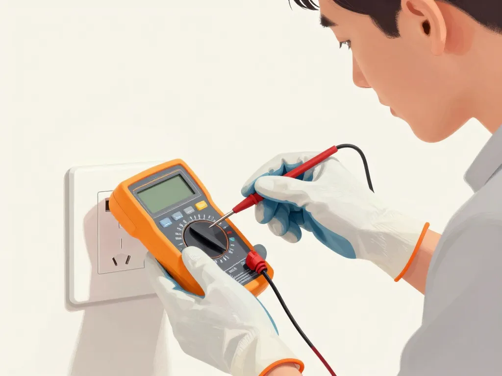 mesure tension entre neutre et terre sécurité multimètre