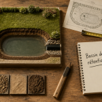 bassin de rétention maison individuelle maquette outils