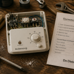 bouton de rearmement chauffe eau de dietrich avec outils