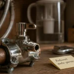 Robinet auto perceur sur tuyau cuivre, installation sans fuite sous évier