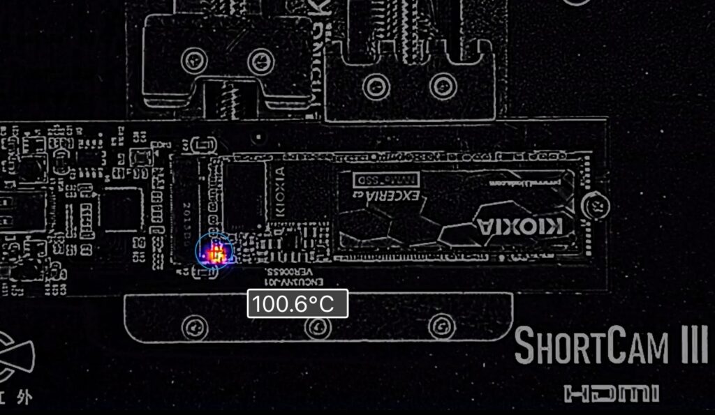 nvme on thermal camera