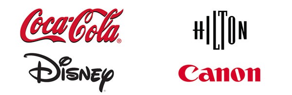 Voorbeelden van naam-logo's