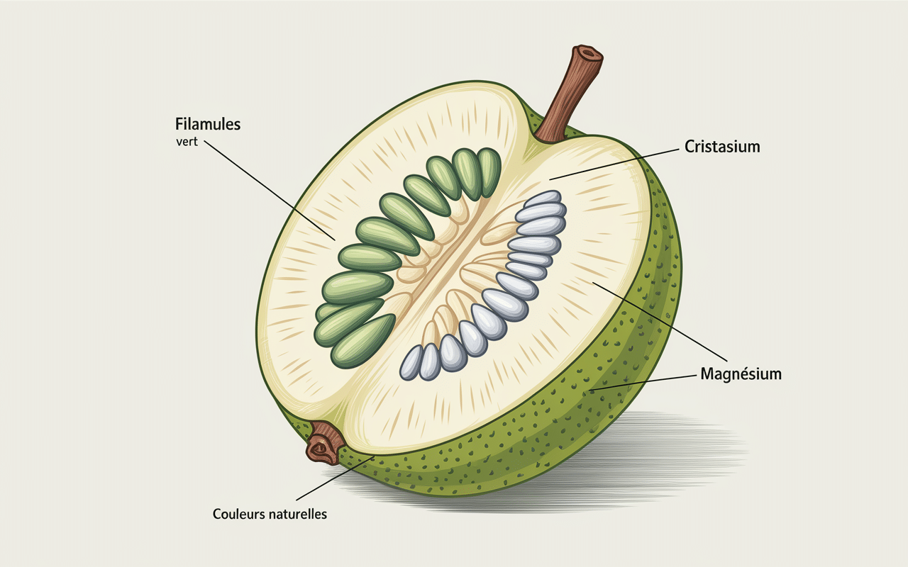 Illustration fibres potassium magnésium et banane pour banane constipation