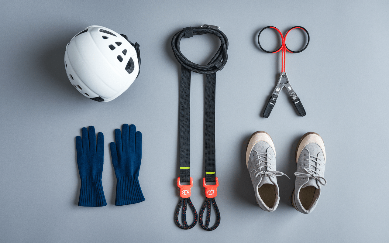 via ferrata cavaillon equipement securite escalade casque baudrier