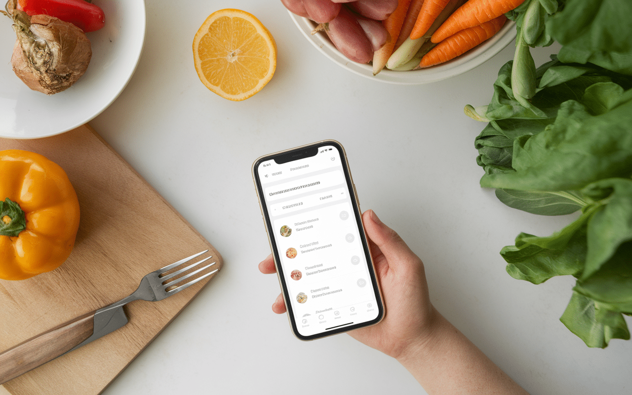 cuisine smartphone planification repas régime savoirmaigrir.fr
