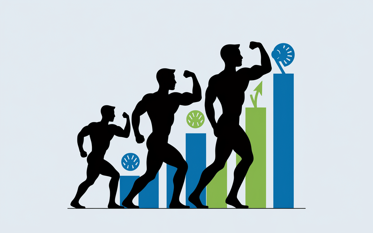 infographie gains masse musculaire gainer prise de masse