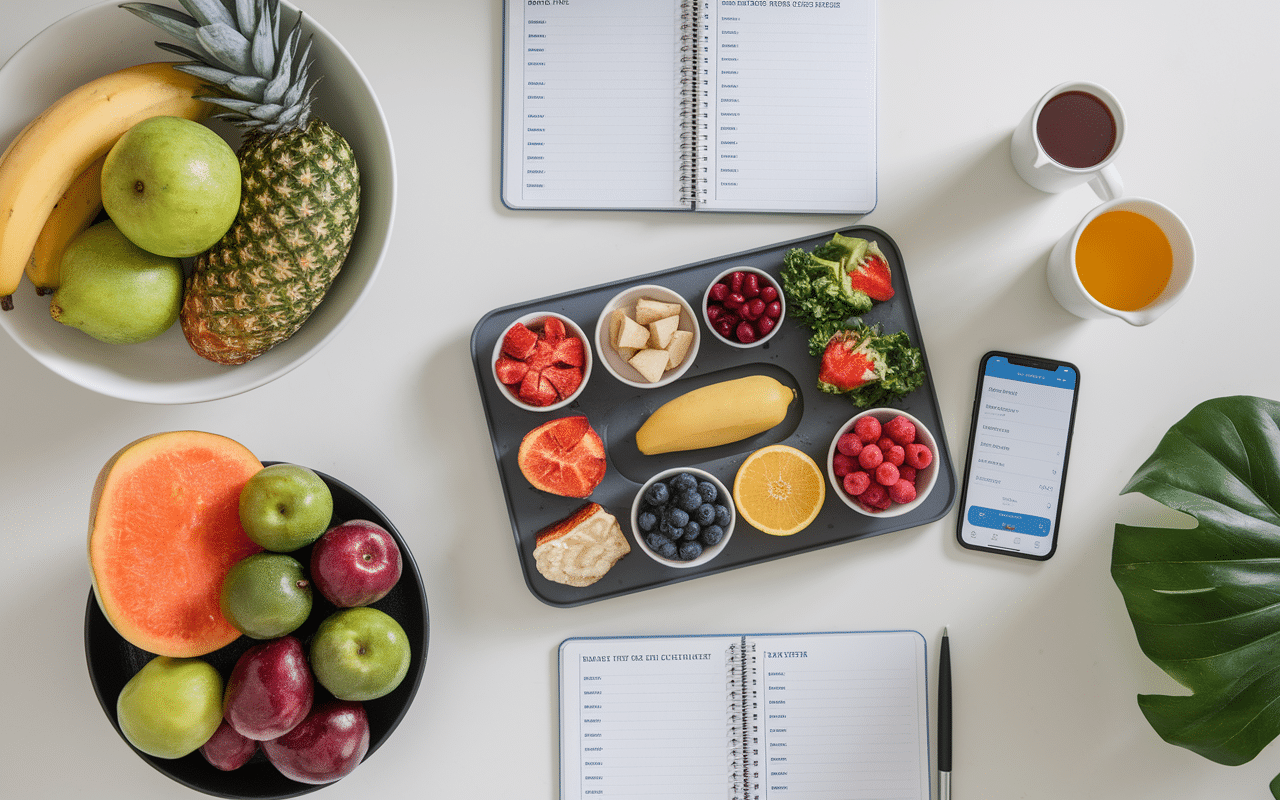 programme savoir maigrir repas equilibre smartphone