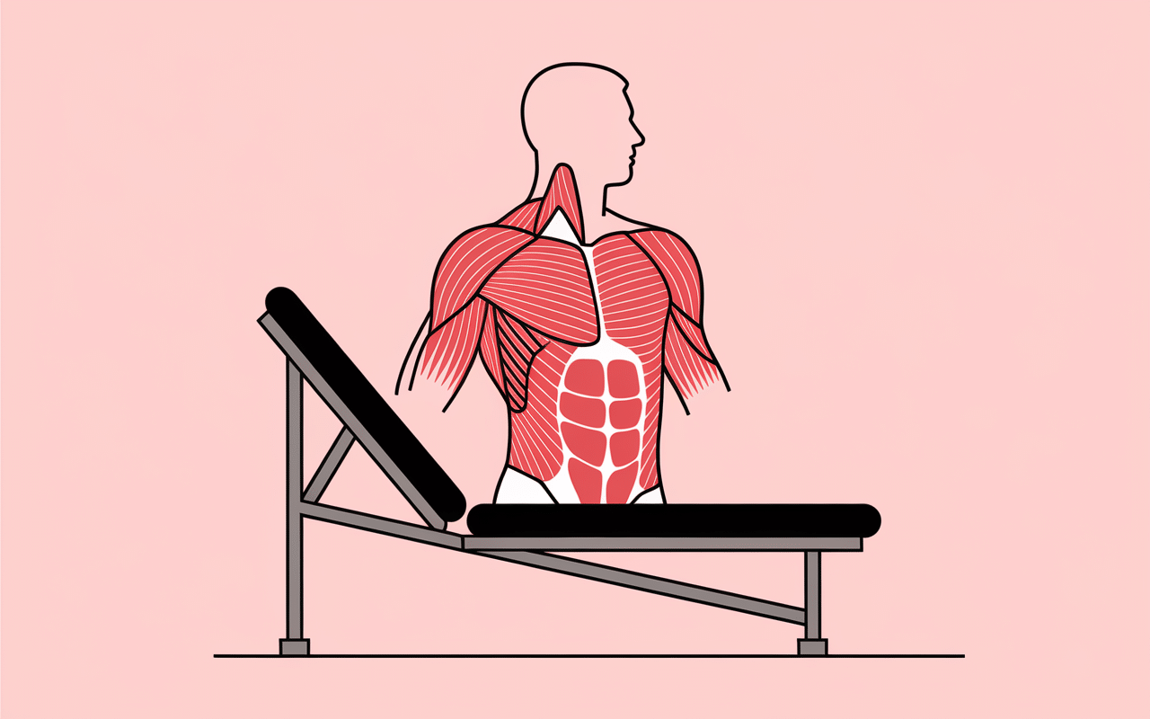 Muscles pectoraux développé incliné illustration anatomique