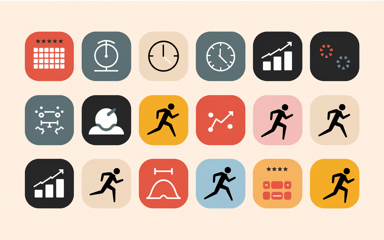 Calendrier et progression tapis de course