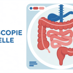 coloscopie virtuelle vue scanner stylisé