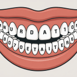 dents numérotation bouche ouverte schéma