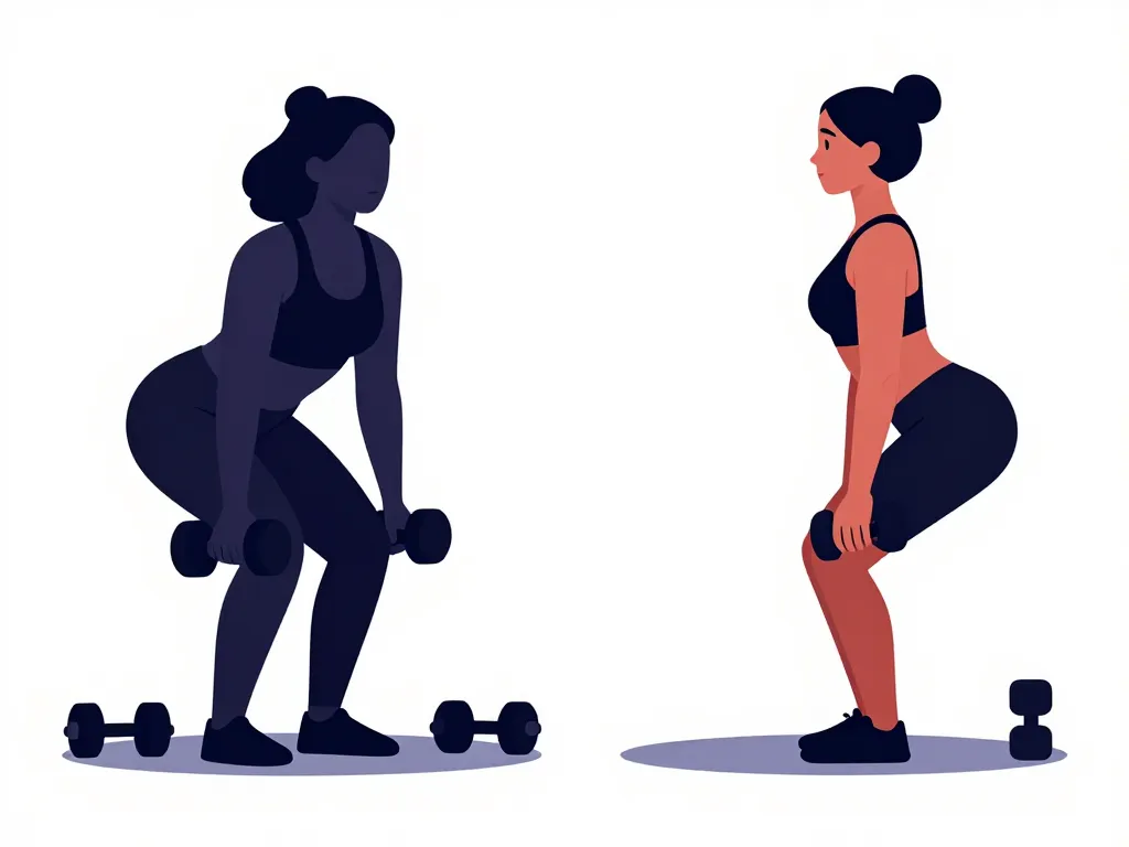 visuel erreurs souleve de terre roumain halteres posture