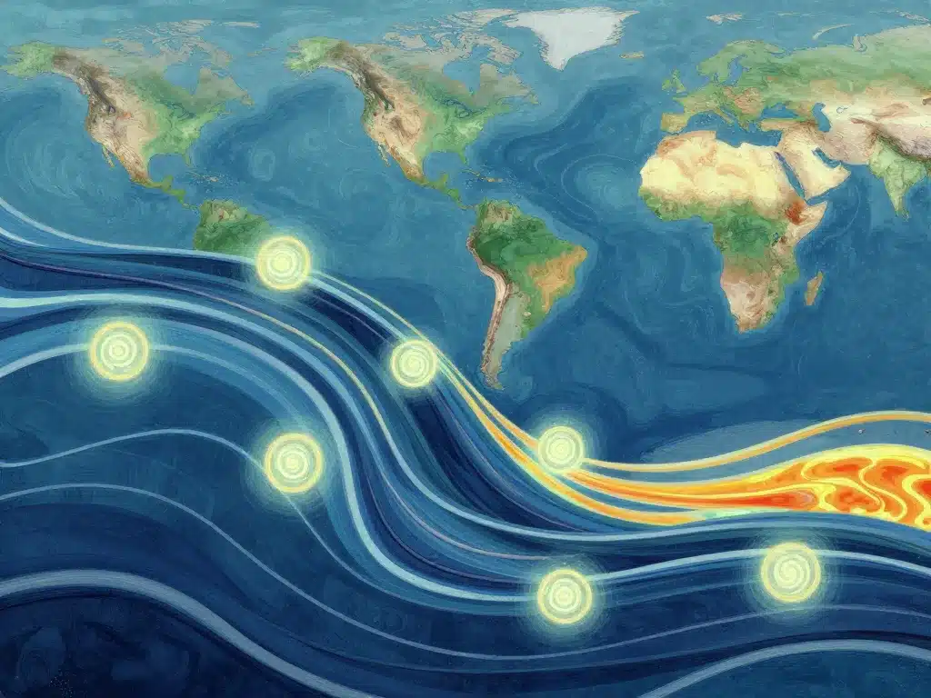 illustration meddies climat ocean circulation
