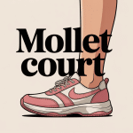 illustration d'une jambe stylisée mettant en avant un mollet court